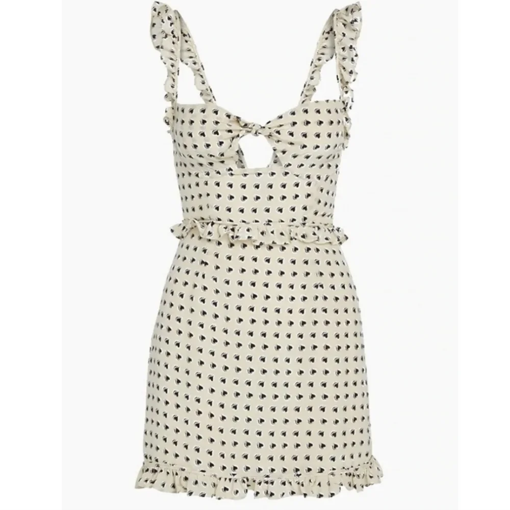 For Love and Lemons Sweetheart Mini Dress in Cream - Picture 3 of 12